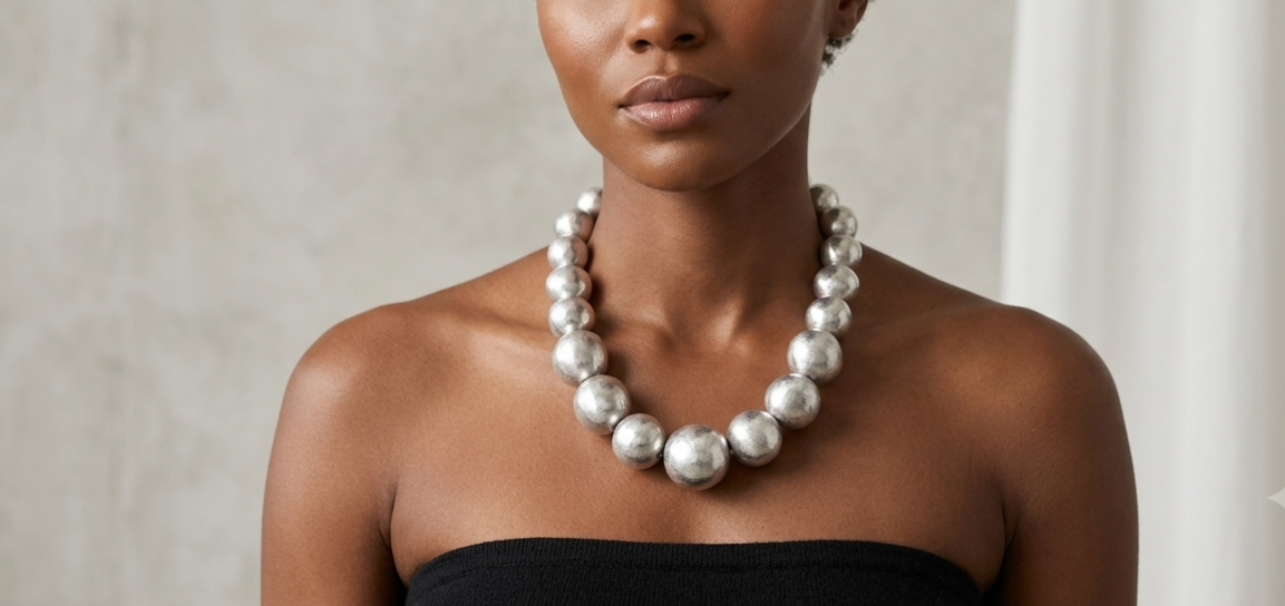Metal Ball Necklace