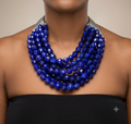 Blue Acrylic Necklace