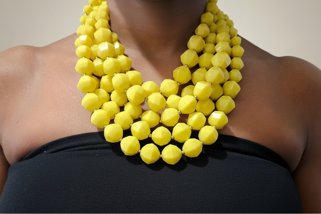 Acrylic Beaded Necklace