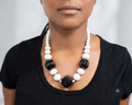 Monochrome Beaded Necklace