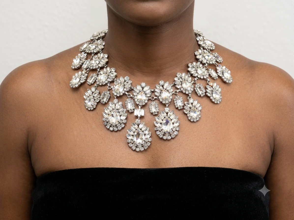 Gemstone Bib Necklace