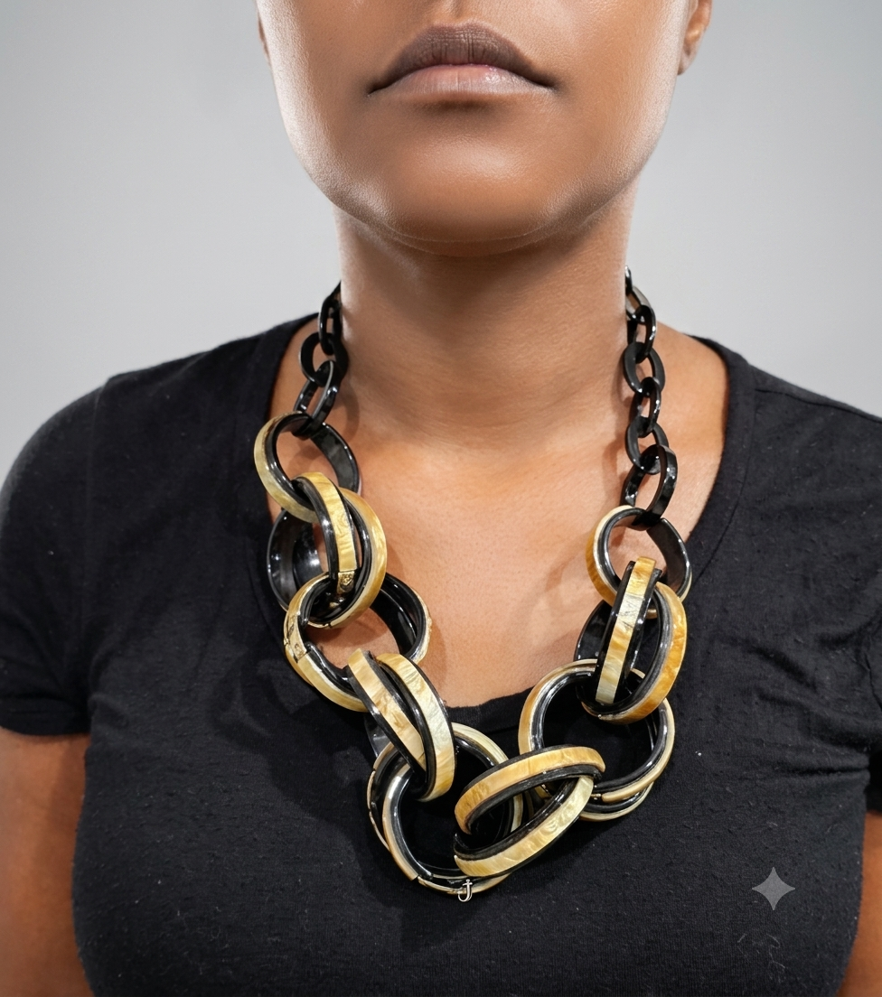 Bold Chunky Chain Link Necklace
