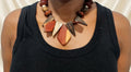 Geometric Wooden Necklace