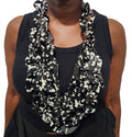 Black & White Tortoise Shell Necklace