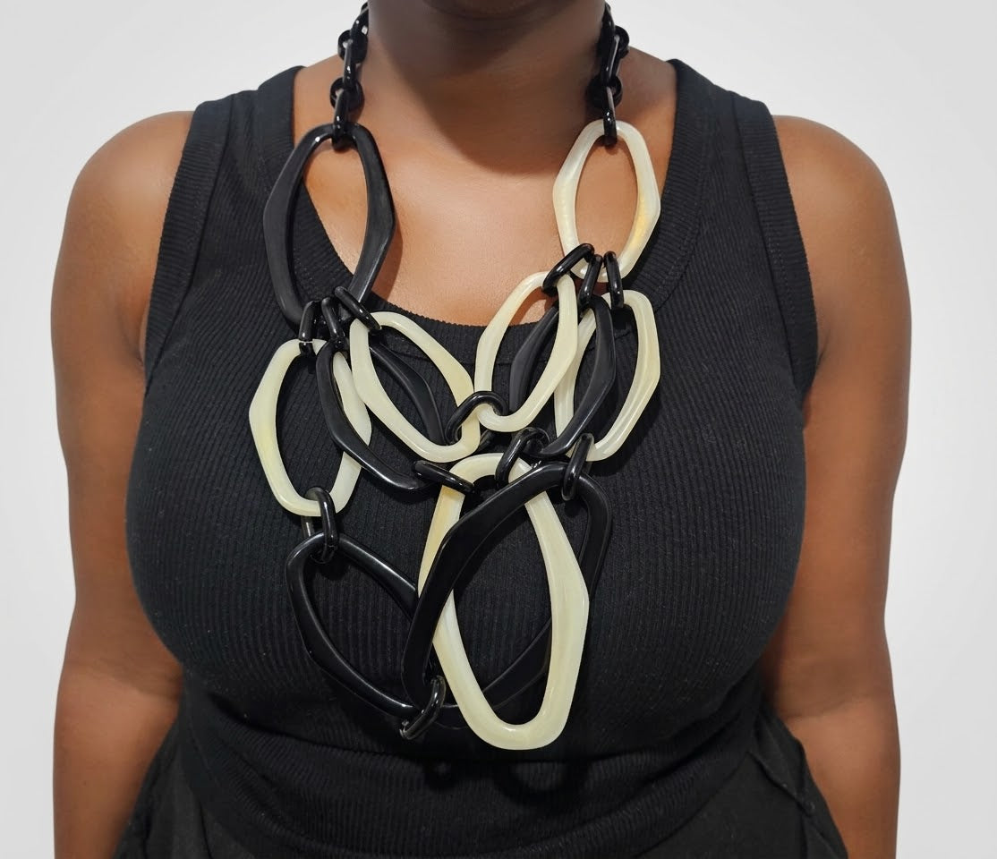 Geometric Loop Necklace
