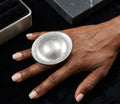 Dome Shaped Silver Ring