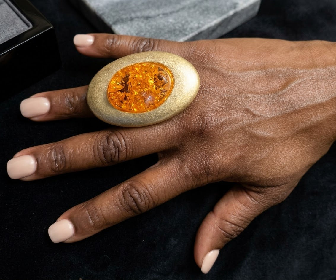 Artisan Style Gold Ring