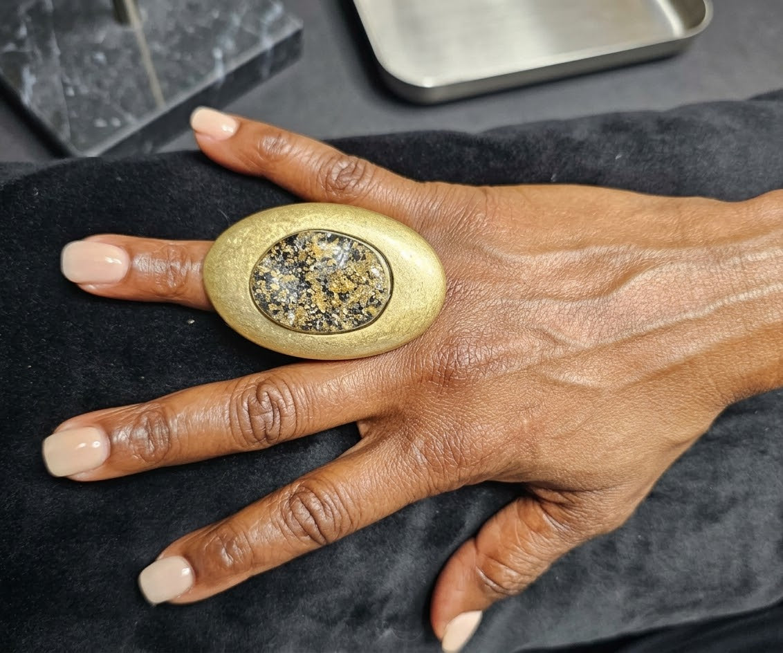 Artisan Style Gold Ring
