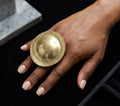 Dome Shaped Gold Ring