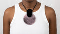 Abstract Resin Pendant Necklace