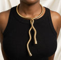 Flexible Serpentine Collar Necklace