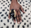 Resin & Brass Ring