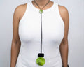 Abstract Resin Pendant Necklace